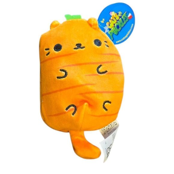 Cats VS Pickles Carrot Head #333 Stuffed Animal Bean Bag NWT - Picture 1 of 4